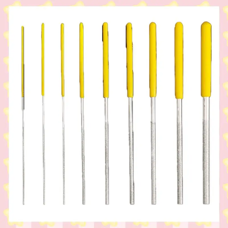 AB51 الماس ملف أسطواني 1/1.2/1.5/1.7/2.2/2.8/3.3/3.8/4.8/5.8 مللي متر لحجر اليشم/الخشب/البورسلين/الطحن المعدني ل