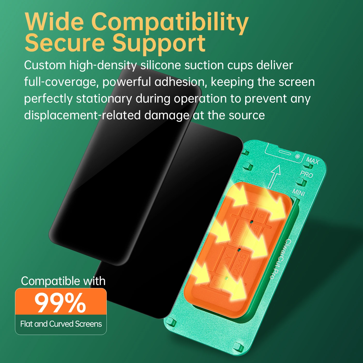 Mr. Yang Universal Flat Curved Screen Disassembly Jig Mold Visual LCD Screen Separation Mold Fixture for iPhone Android Phone