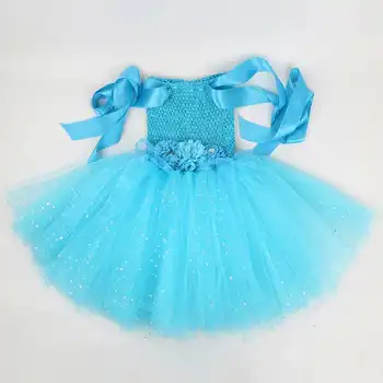 10 best sales Vestido turquesa para meninas - №2