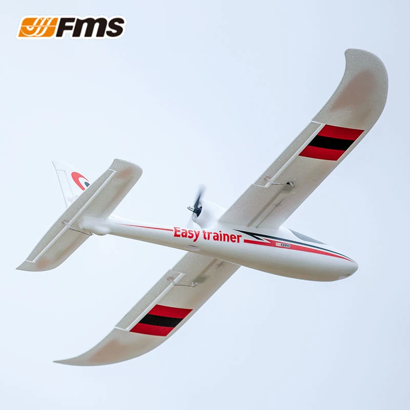 

FMS 1280 мм Easy Traine V2 RC Тренировка для начинающих Сборка самолета для начинающих Backpush Модель с фиксированным крылом Дистанционное управление Игрушка для взрослых и мальчиков