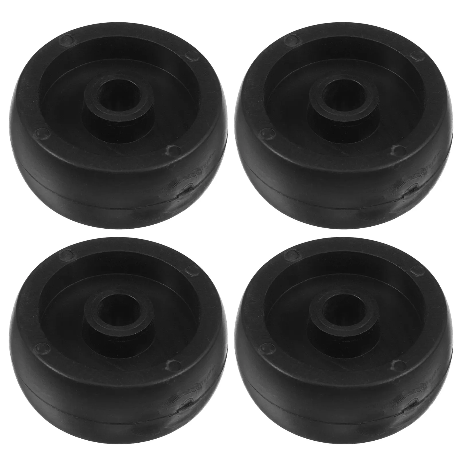 4Pcs Roller Heavy Duty Plastic Wheel Replacement for Gym Equipment Exercise Bike Treadmill Wear Resistant
