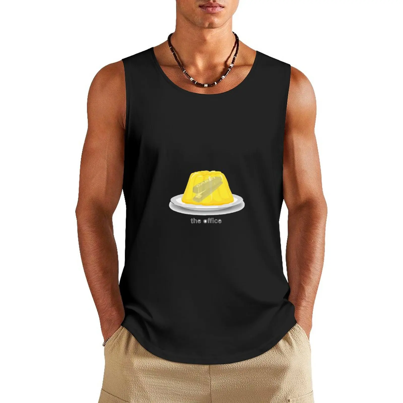 Stapler in Jello - Office Artwork Tank Top summer t-shirt Men's