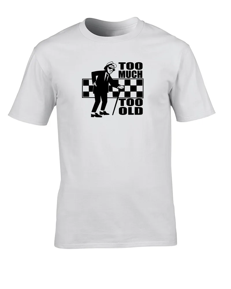 Мужская белая футболка с длинным или коротким рукавом, в стиле ретро Мужская белая футболка с длинным или коротким рукавом, в стиле ретро