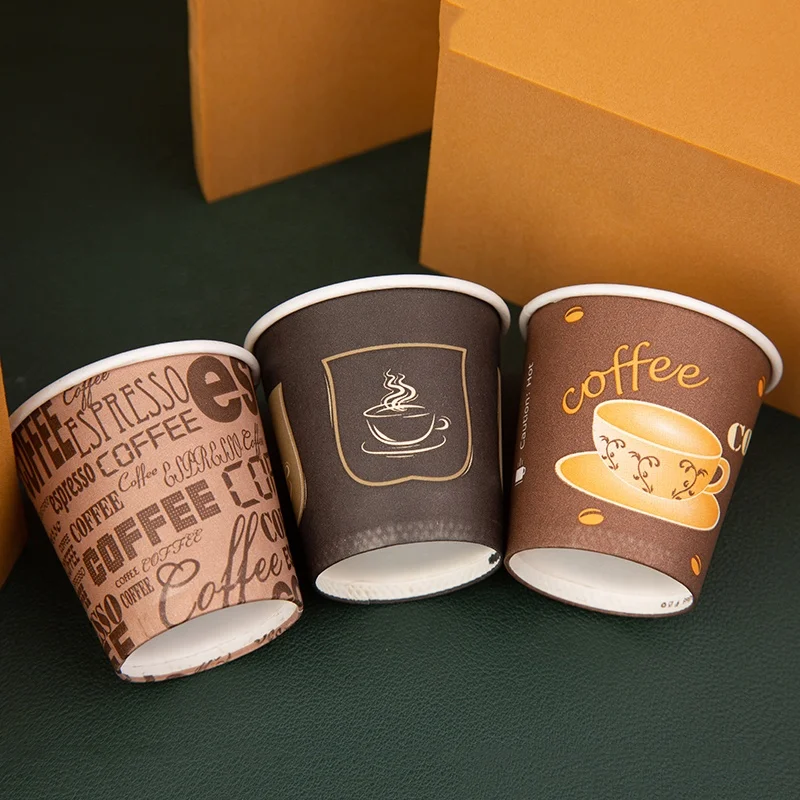 Copos De Café De Papel Descartáveis, 2.5 oz, Personalizado, Preço De Fábrica, Alta Qualidade, Produto Personalizado