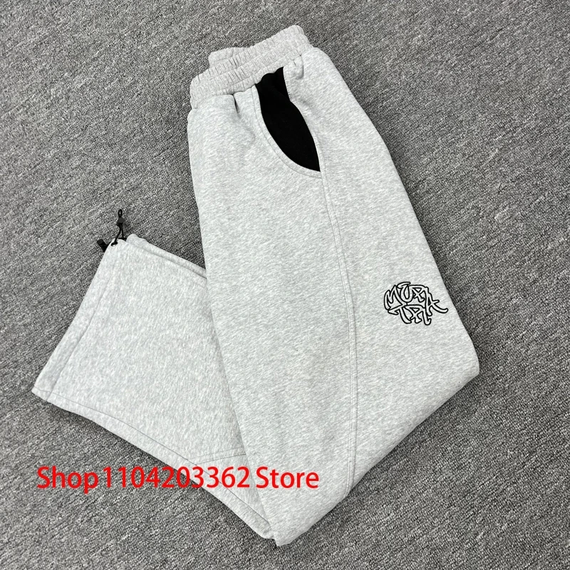 

Мужская и женская одежда, спортивные штаны Mertra, повседневные свободные уличные повседневные брюки в стиле хип-хоп с вышитым логотипом, уличная одежда, брюки