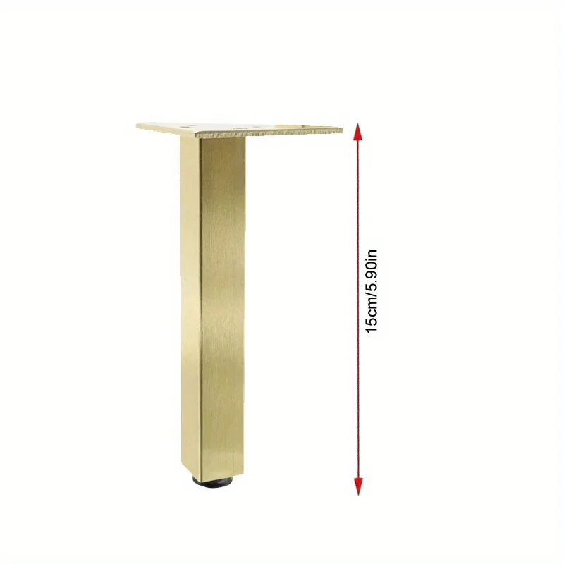 4pcs DIY Replacement Feet Furniture Legs Mounted Style Furniture Coffee Table Feet Metal Furniture Leg for Sofa Cabinet Side