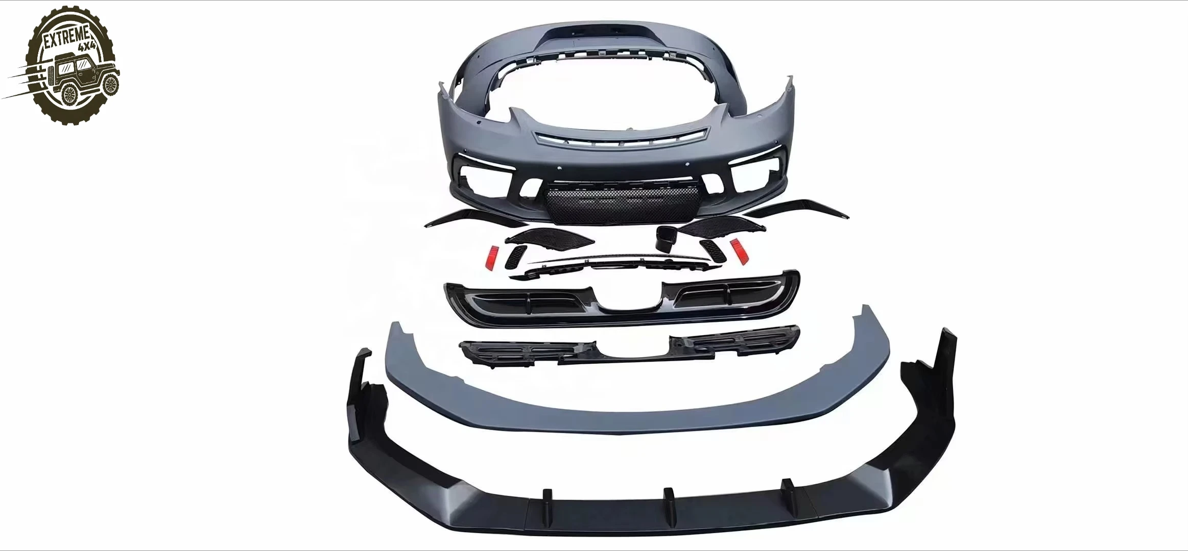 

High Quality Upgrade to the GT3 Style Bodykit Body Kit Sets the Front Bumper Sets and Rear Bumper Sets for Porsche 718 Car Parts