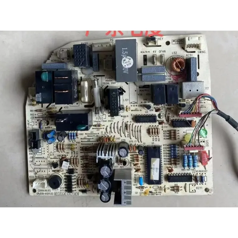 gree-2p-green-manyuan-エアコンメインボード-m519f3u-コンピュータボードに適用-30135439-、grj519-a1