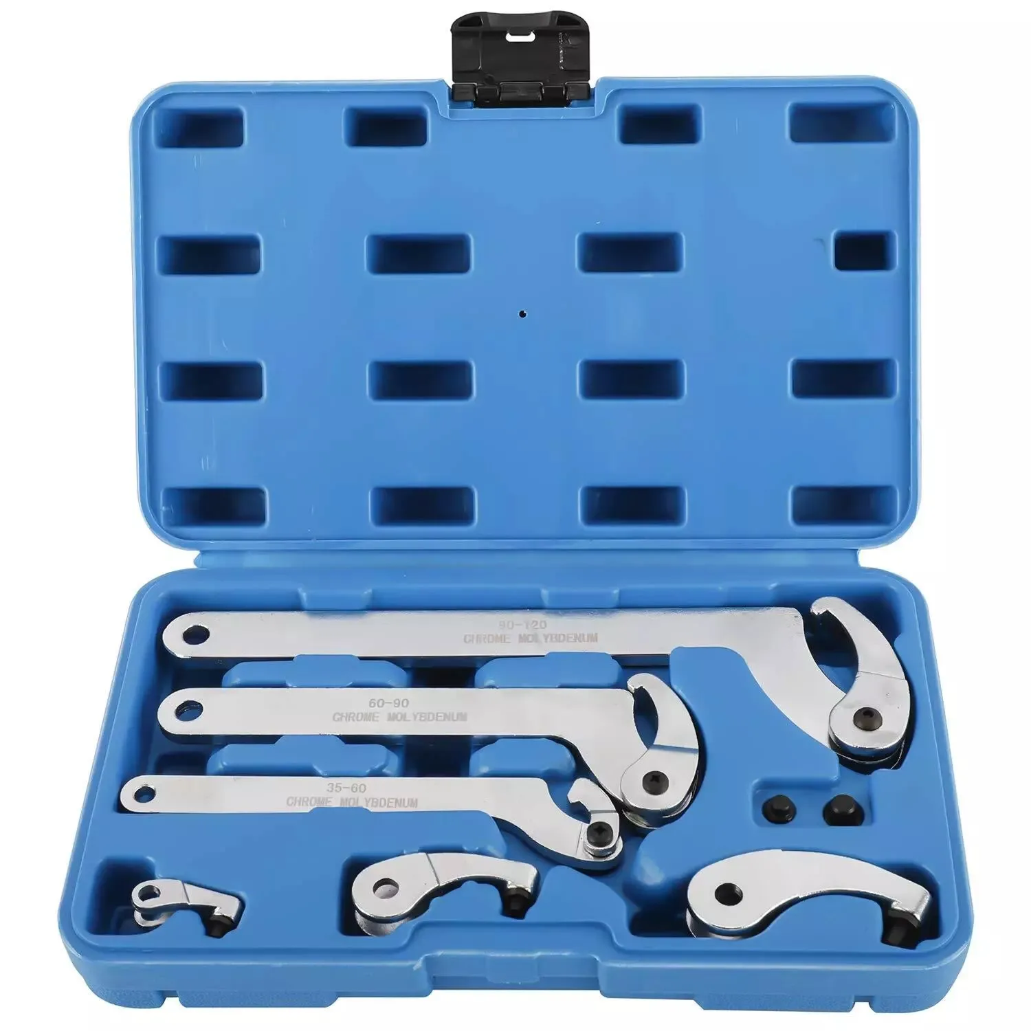 8Pcs Repair Set For Bicycle, Bike, Motorcycle Suspension Collar Nut Adjustment Adjustable Hook & Pin Wrench Spanner Tool Kit