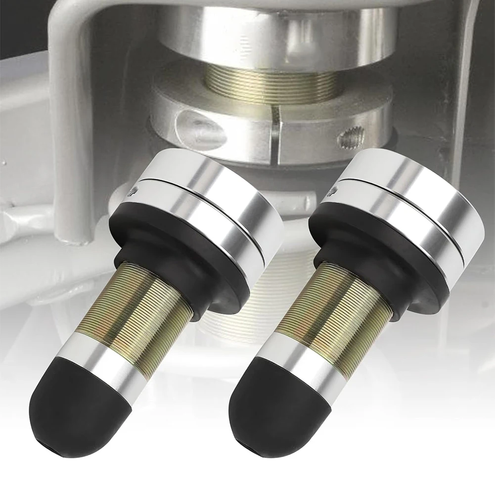 

2PCS Front Adjustable Spiral Spring Gasket System Increase Disk Height Aluminum For Comanche MJ 1986-1992 For Cherokee XJ1984-01