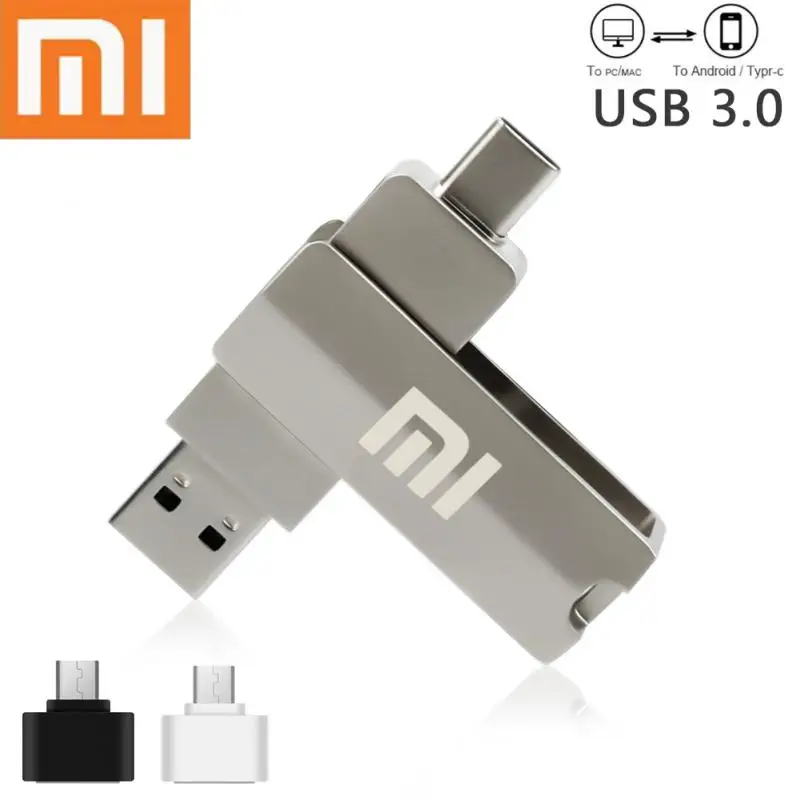 Xiaomi USB 3.1 Flash Drive de Alta Velocidade, Original, Mini, SSD, Chave Pen Drive, OTG, 1TB, 2TB, Grande Capacidade, Laptop, U Disk, 2023