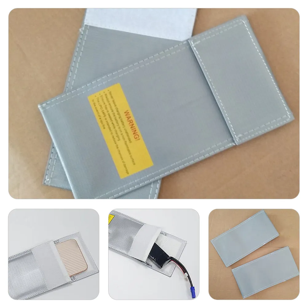 Picture 6: Safety Battery Batteries Fireproof Pouch Lithium Bag Organizer Storage Case File