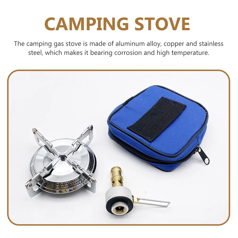

1Set Outdoor Stove Head Premium Material Portable Camping Gas Stove Burner for Backpacking Hiking Picnic Use Picnic Supply