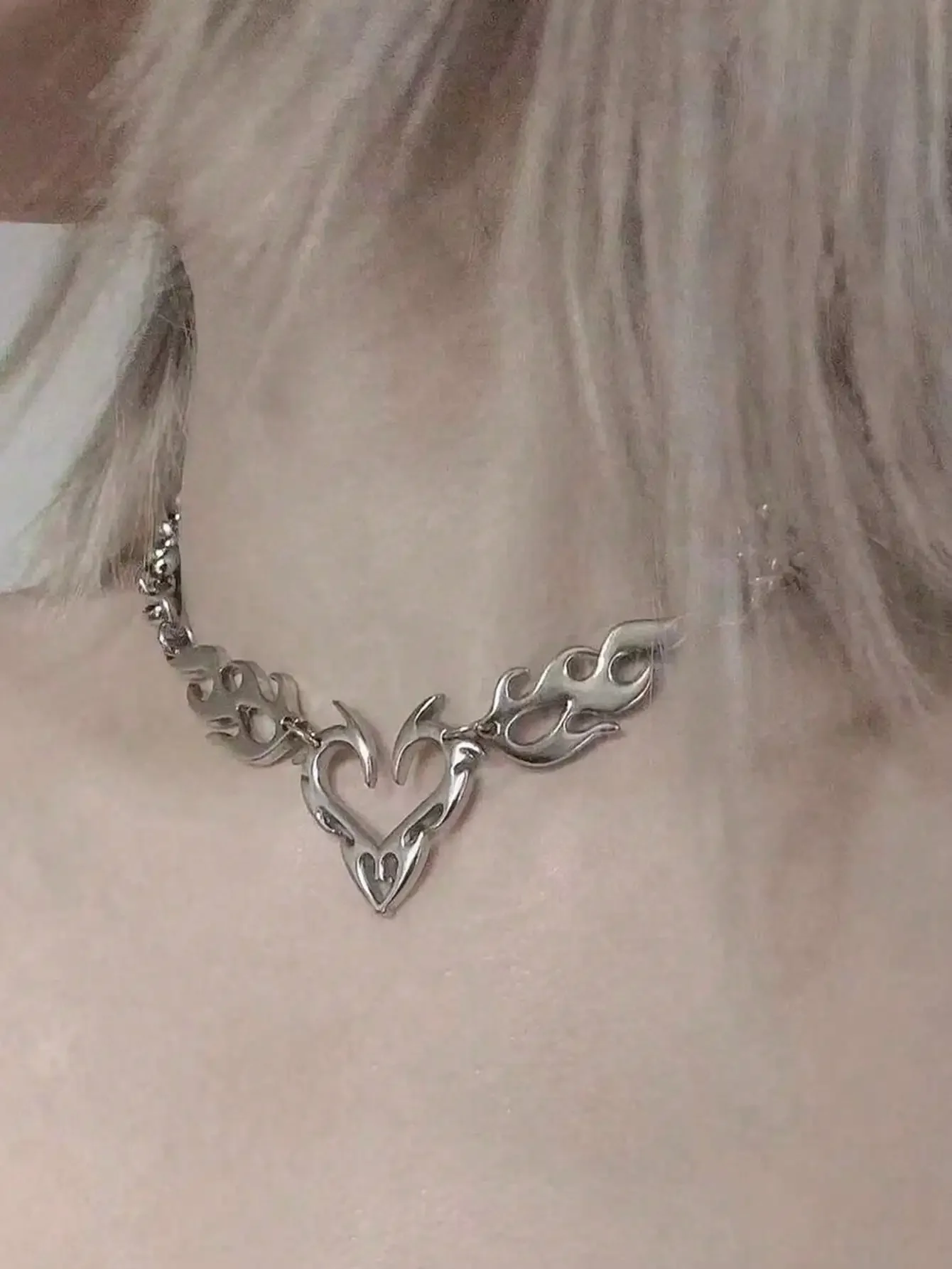

Cross Fringe Necklace Women's Bling Atmosphere Ultra Flashy Zirconia And Unique Design Collarbone Chain