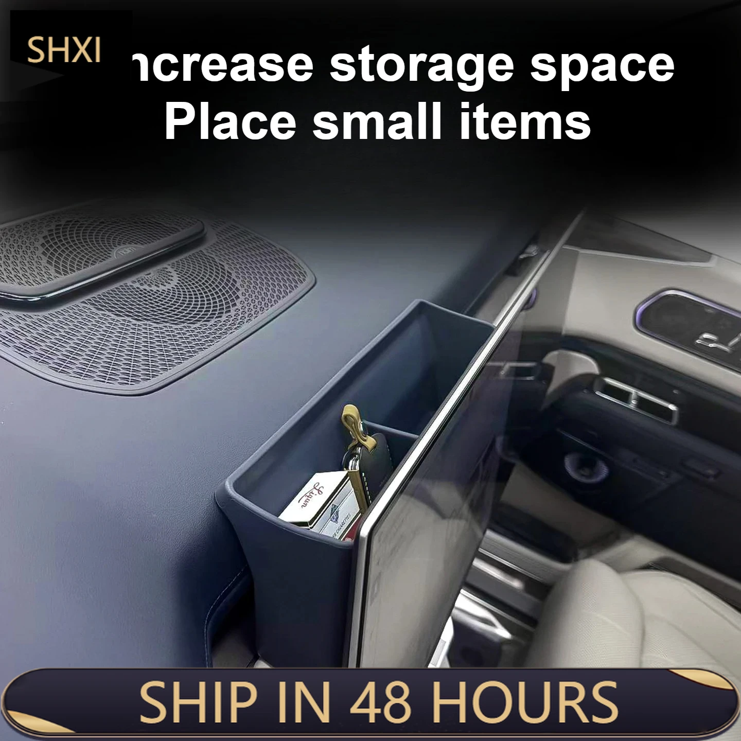 Good Quality NewFor Zeekr 9X 2025 2026 Post-Screen Storage Box Modification Car Tissue ETC Storage Box Accessories