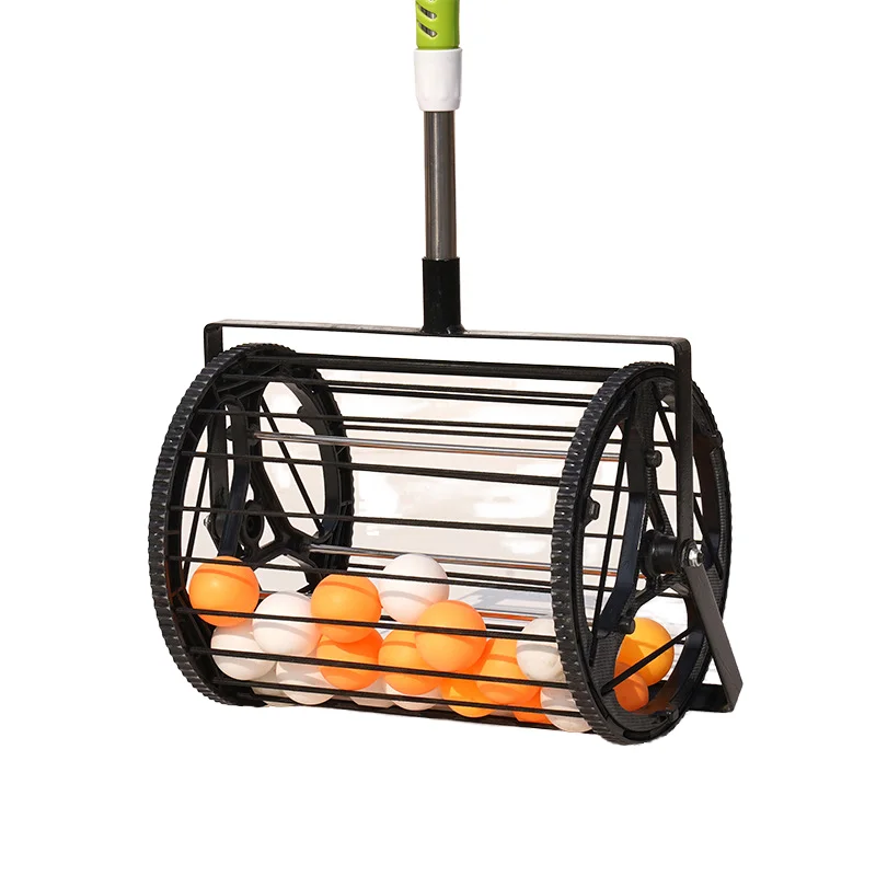 table-tennis-picker-durable-lightweight-portable-multi-ball-training-roller-basket-bucket