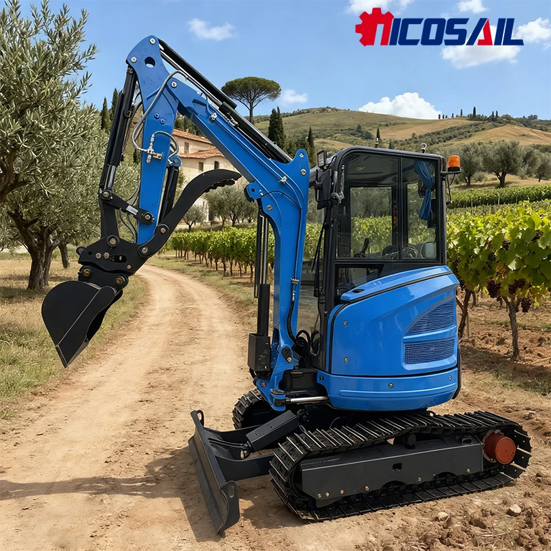 حفارة زراعية صغيرة 1.8 طن حفارة زاحفة هيدروليكية حفارة صغيرة 3.5 طن للبيع #1