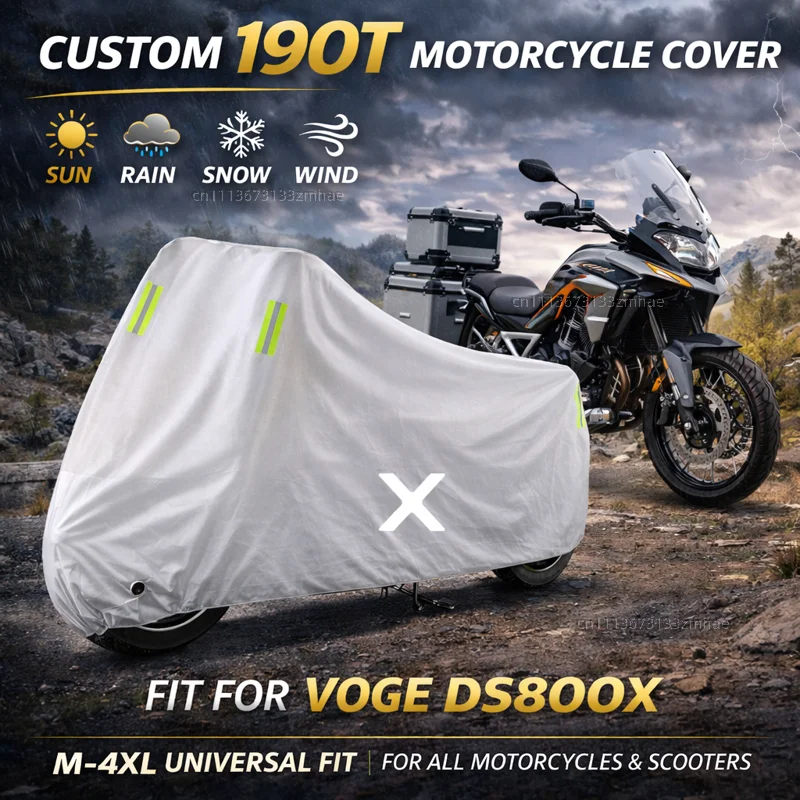 For VOGE DS800X DS 800 DS DSX800 DS 800X Rally 2025 2026 Motorcycle Cover Waterproof UV Protective All Weather Cover