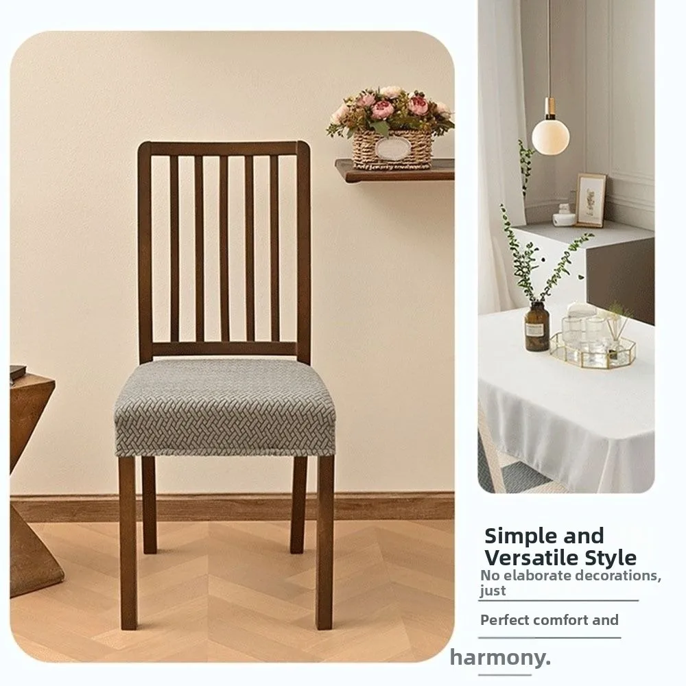 Universal Anti-slip Chair Cushion Cover Soft Elastic Seat Cover Anti-dirty Washable Seat Protector Office