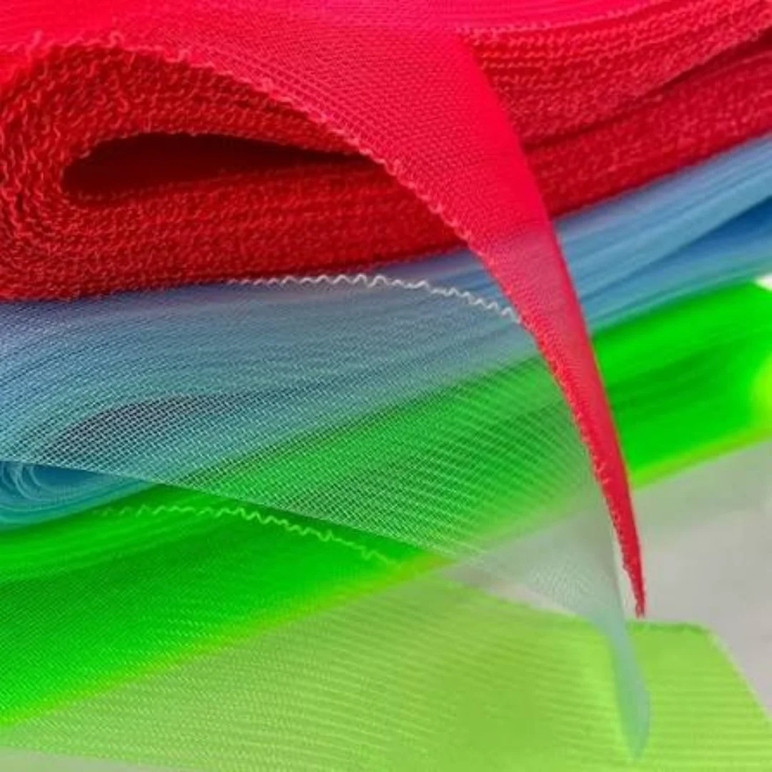 2cm Horsehair Fabric Crinolines Braid Soft Polyester Mesh Ribbon Flat Plain Multiple Colors Sewing Accessories Wedding Dress Hat