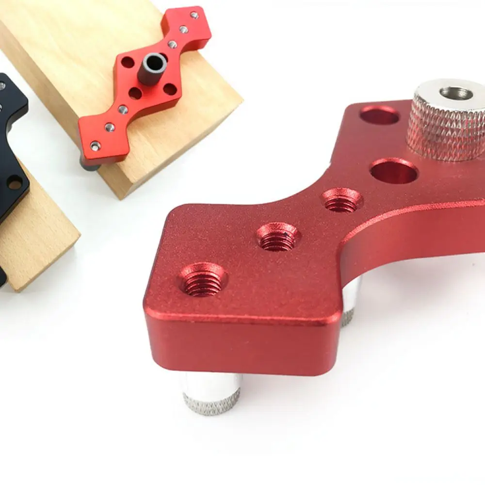 Precision Diamond Woodworking Drill Guide Locator Jig Tool For Straight Hole Punching And Crafting Operations