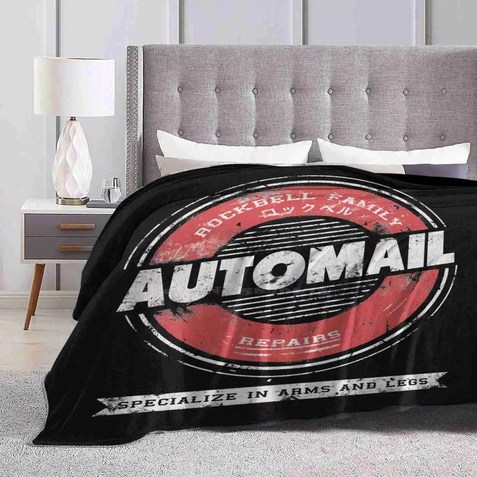 Automail New Arrival Fashion Leisure Warm Flannel Blanket Full Metal Fullmetal Alchemist Winry Edward Elric Brothers Alchemy