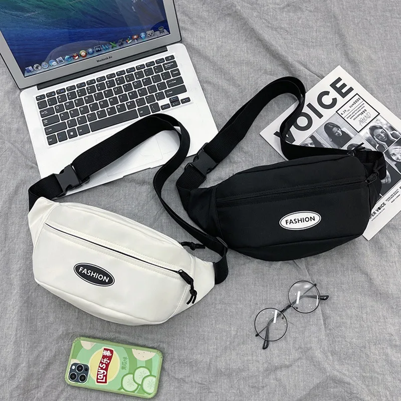 2025 new crossbody bag, casual cross bag, waterproof men's chest bag, women's sports fashion multi compartment mobile waist bag
