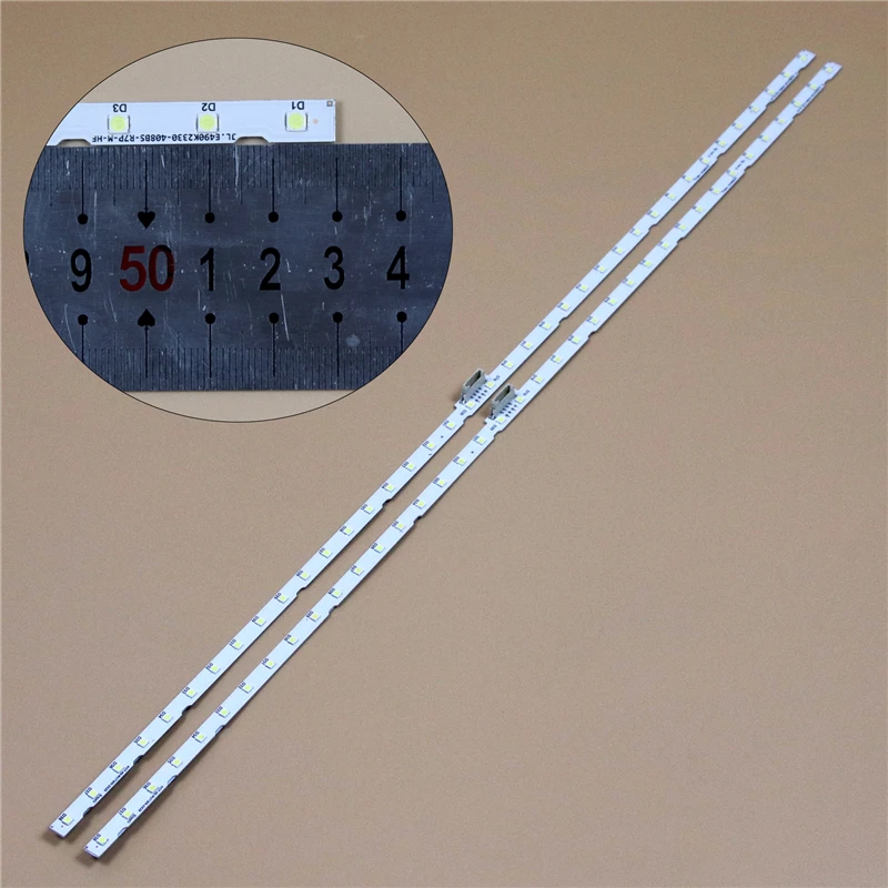 Tiras de retroiluminação LED para UE49RU7100 UE49RU7372 UE49RU7409 UE49RU7440 UE49RU7455 Barras L1 NU7.4/7.5 D9 CEM S38 (1) R1.2