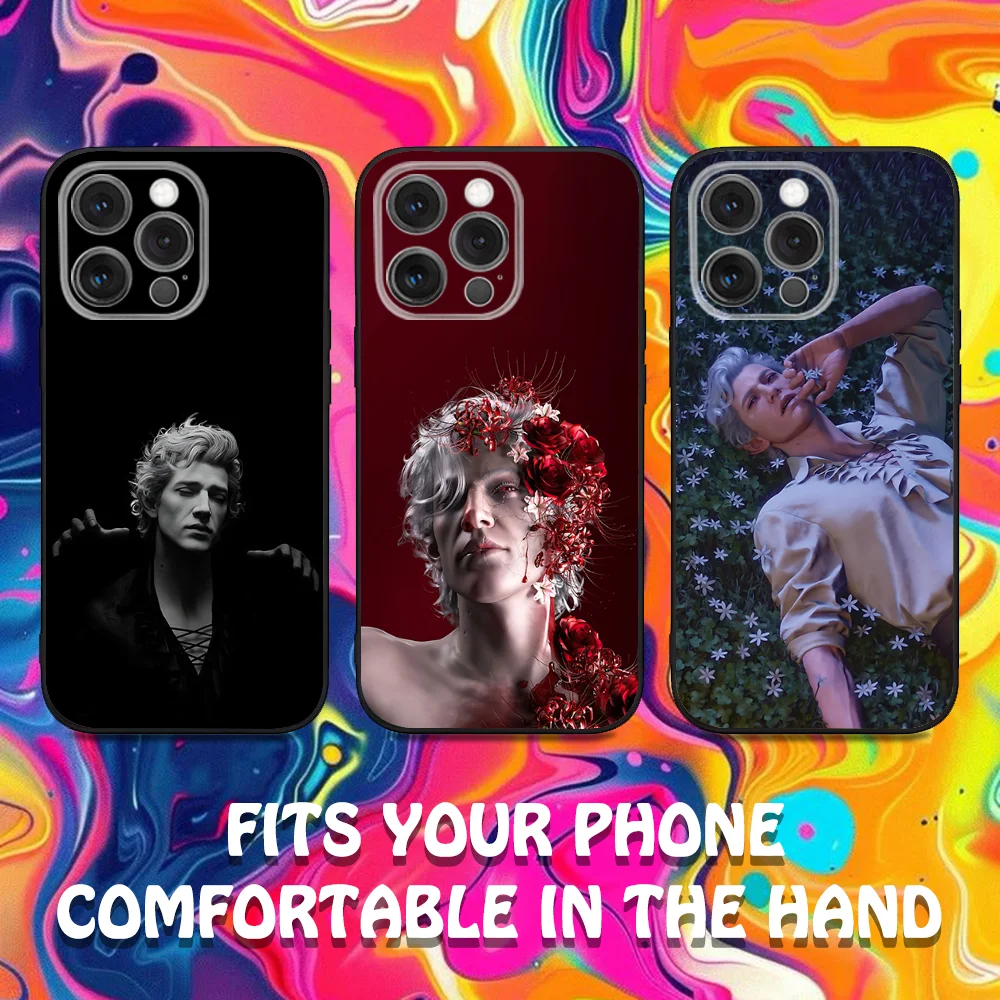 

Astarion B- Baldurs G-Gate 3 Phone Case For iPhone 16,15,14,13,12,11,Pro,Max,Plus,X,XS,SE,E,Mini,Soft Silicone Black Case