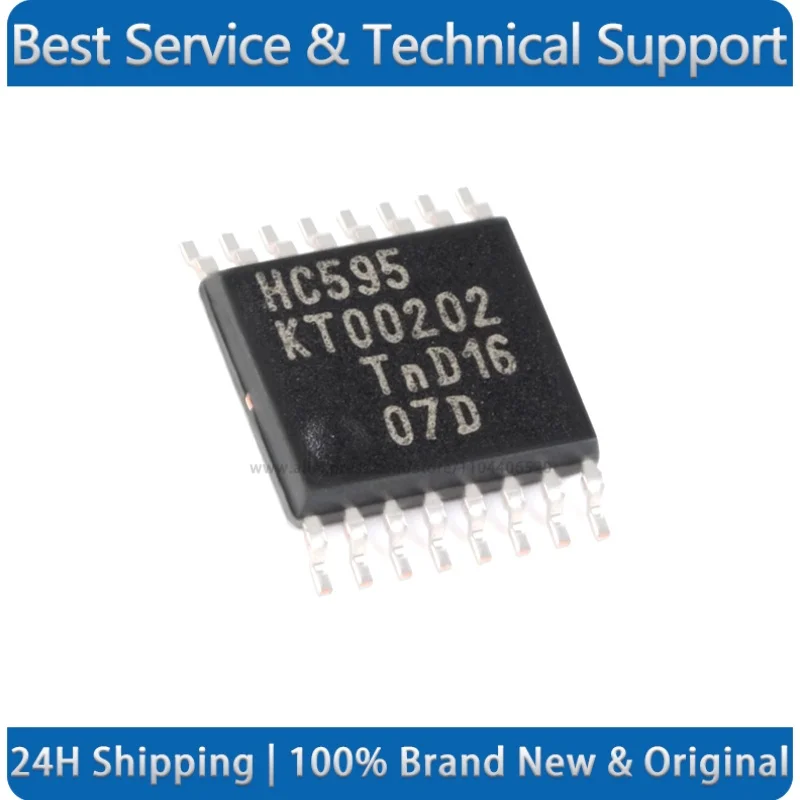 74HC595PW,118 TSSOP-16 8-bit output shift register logic chip New Original