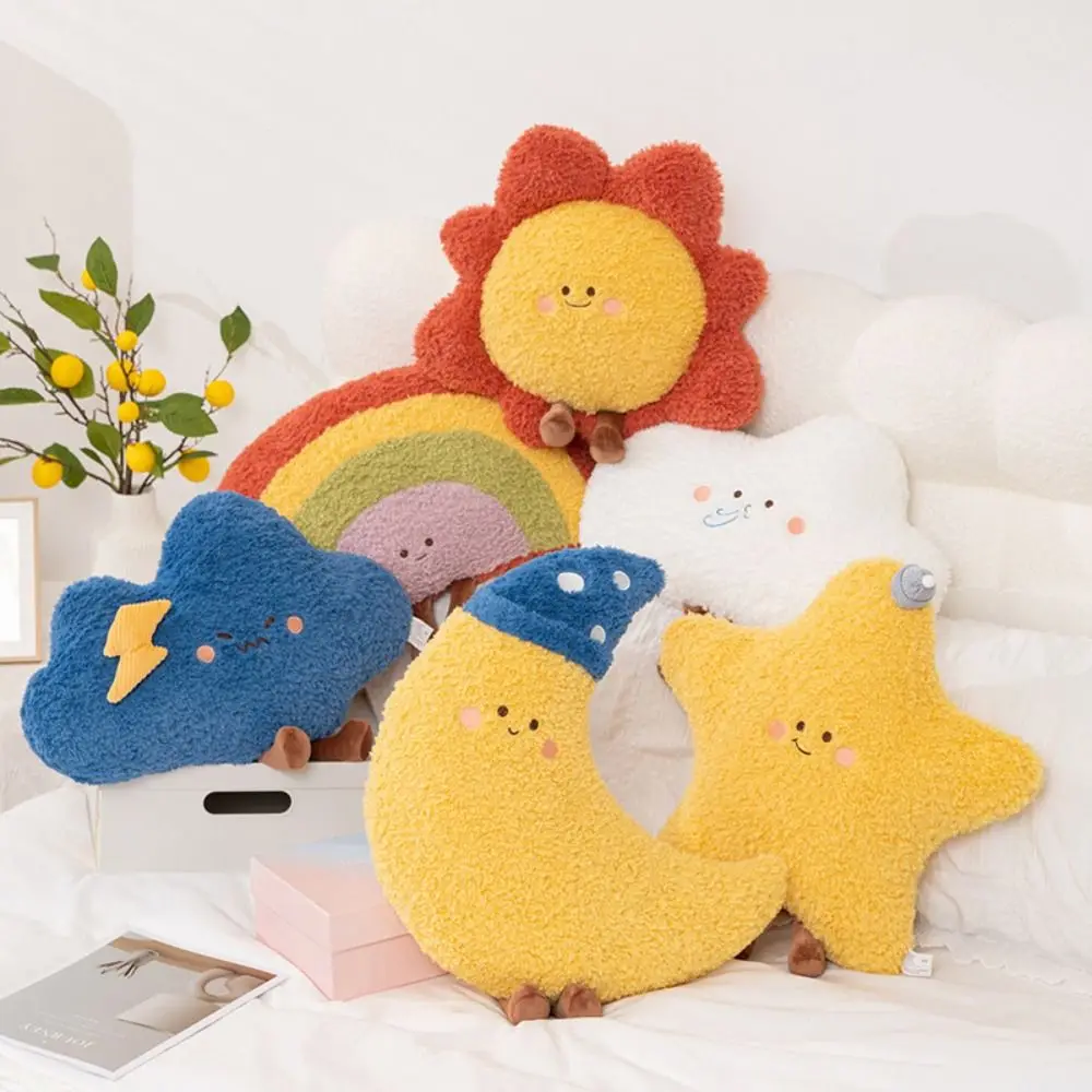 

Soft Simulated Plush Toys Comfortable Stars and Moon Plush Toy Home Decor Starry Sky Simulated Starry Sky Plush Toy
