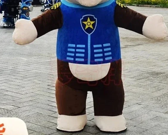 

Giant Inflatable Dog Mascot Costume Walking Doll Suit Outfits for Halloween Carnival Famcy Party Events No Battery