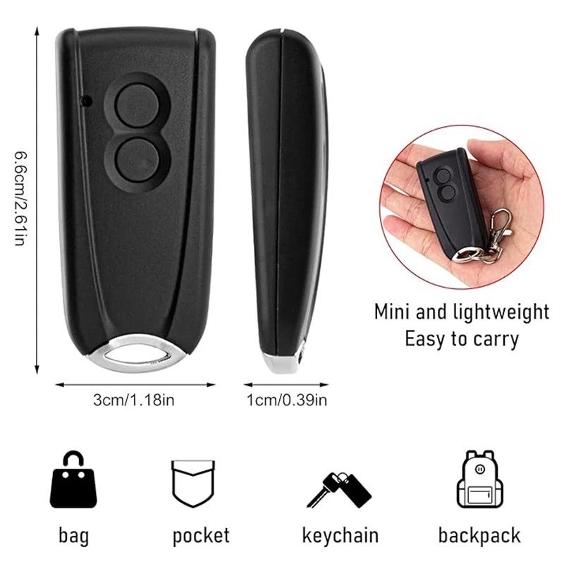 Oferta specjalna Nowy pilot do garażu/bramy ECOSTAR RSE2 RSC2 RSZ1 433 433,92 MHz do silników ECOSTAR Liftronic 800 700 500