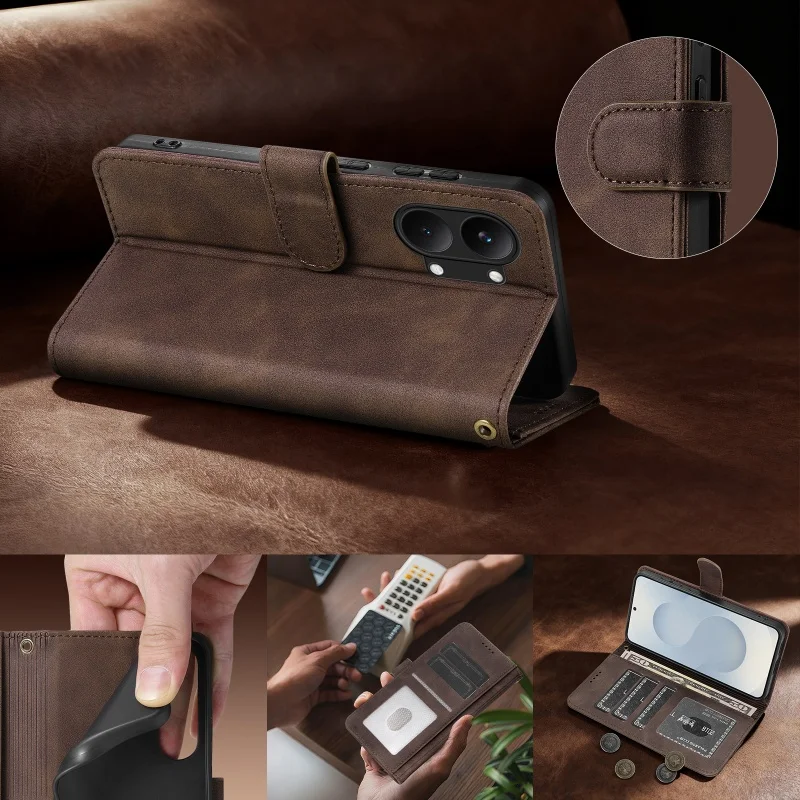 EUCAGR PU Leather Flip Wallet Phone Case For Xiaomi Poco X8 