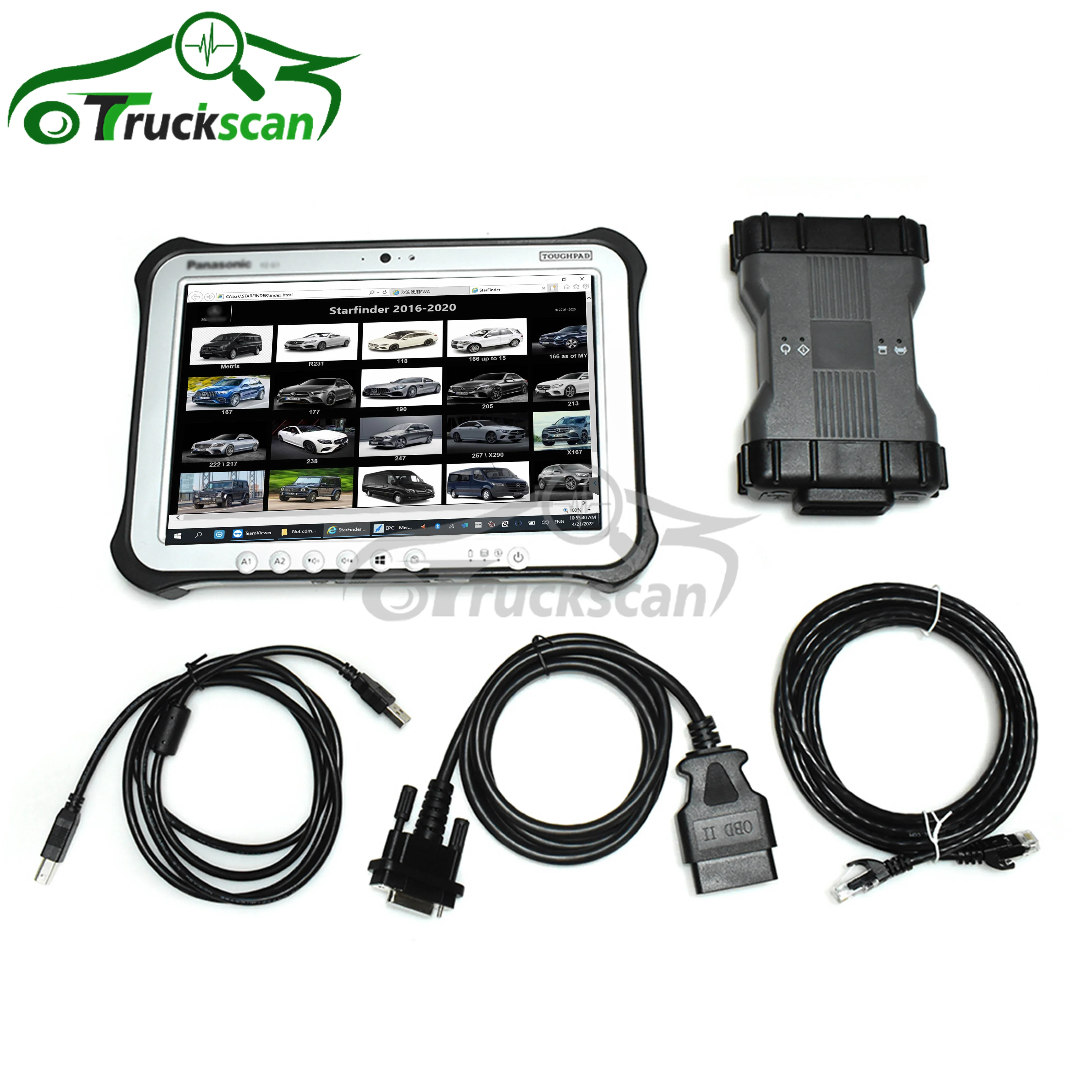 MB Star C6 DoIP With WIFI SD Connect C6 With Software MB Sd C6 Multiplexer Car Diagnostic Tools +CF19 Laptop