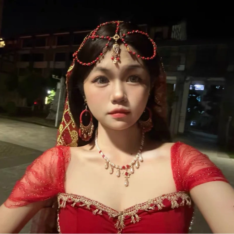 Belly Dance Costume Role-playing, Exotic Indian Dance Performance Set, Western Regions Princess Set, Dunhuang Dance