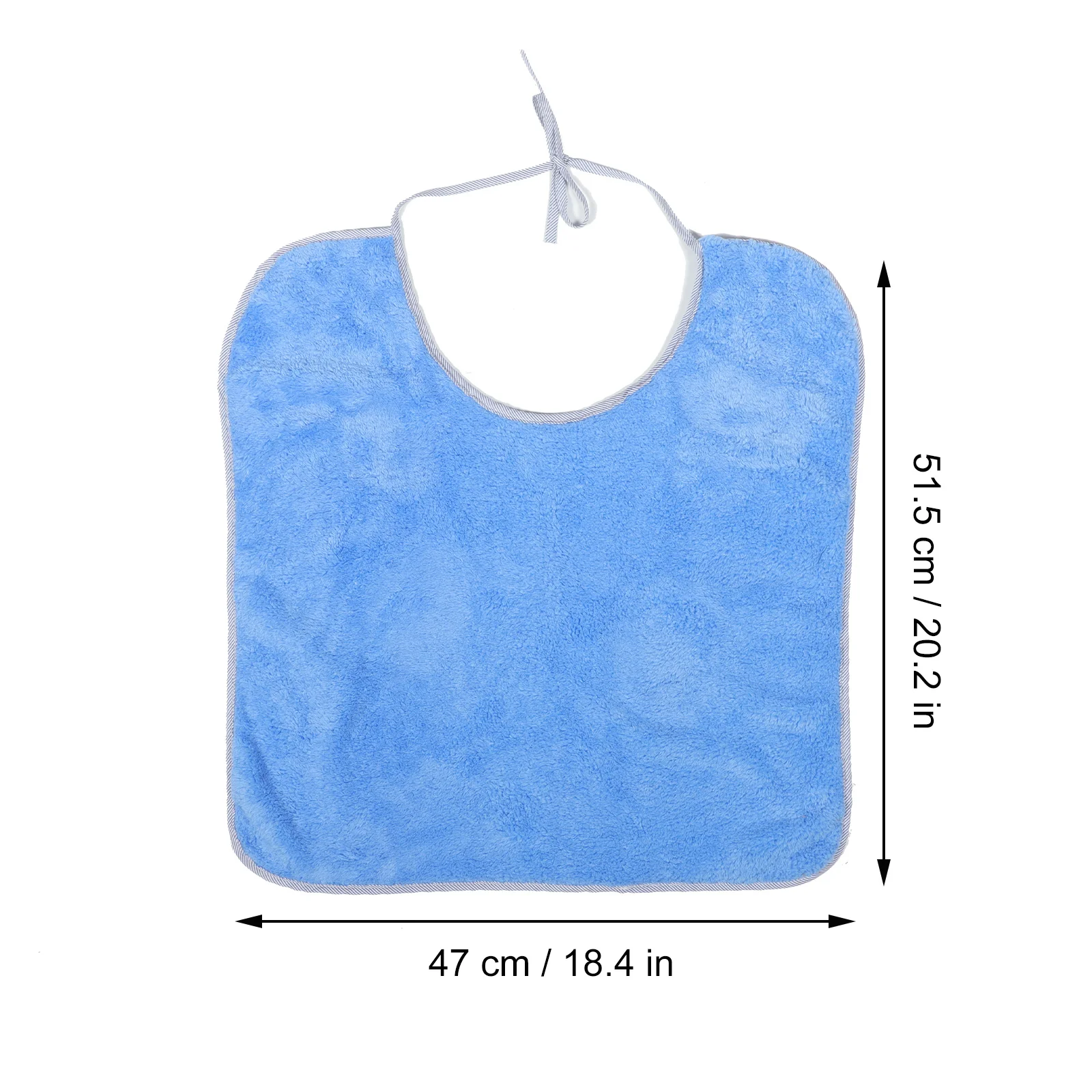 

3pcs Elderly Dining Bib Adult Clothing Protector Washable Reusable Mealtime Apron For Seniors Practical Household Eating