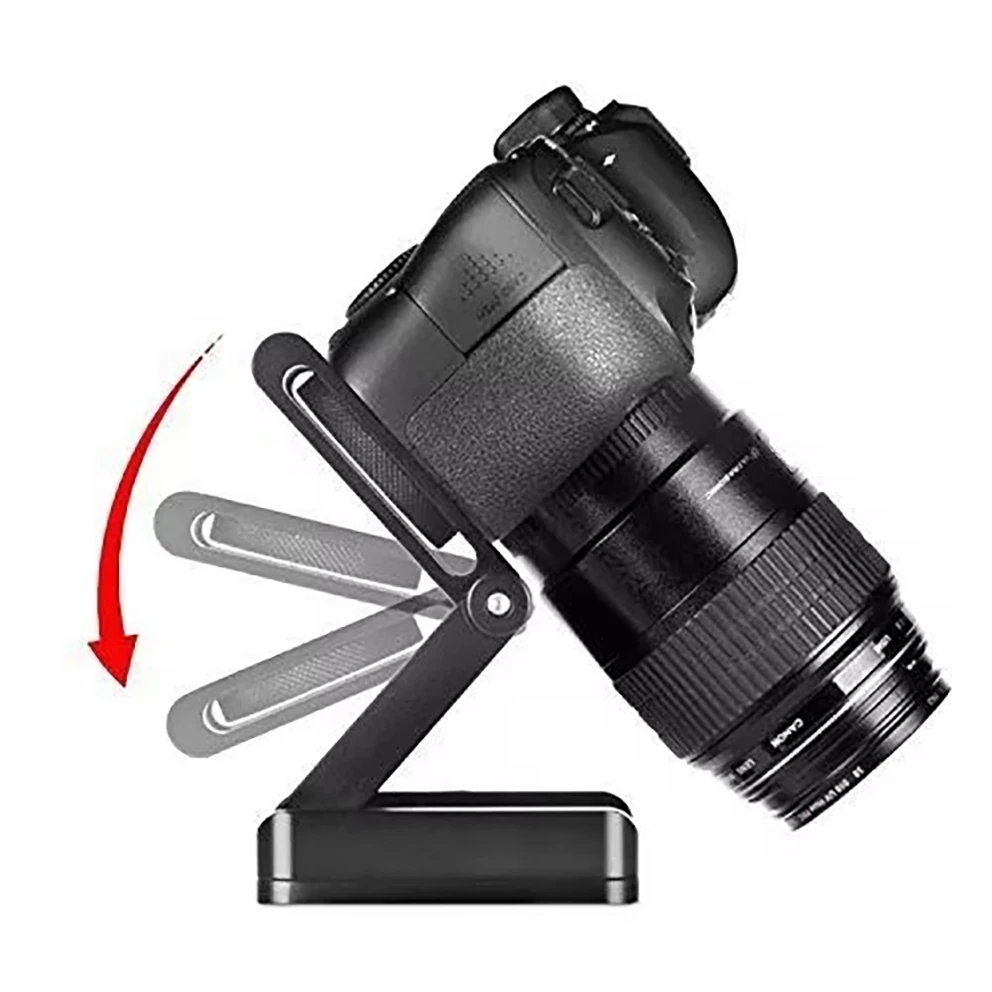 Folding Camera Z Desktop Stand Holder Tripod Flex Pan & Tilt Ball Head Compatible Slide Rail Camera Camcorder Tripod For DSRL