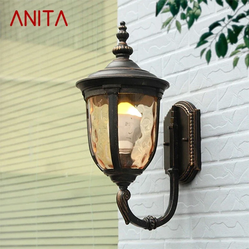 

ANITA Contemporary LED Outdoor Wall Lamps Electric Simplicity Waterproof Balcony Hallway Courtyard Villa Gate Hotel