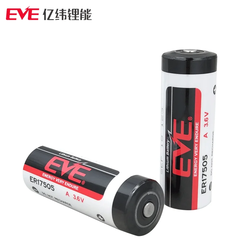 EVE ER17505 3.6V Not-Rechargeable Lithium Battery For Gas Water Meters PLC Industrial Control Servo Automated LoT Devices