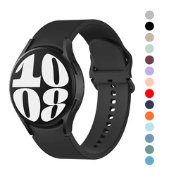 No Gap Silicone Strap For Samsung Galaxy Watch 6 5 4 44mm 40mm 5 Pro 45mm Bracelet Galaxy Watch6 Classic 43mm 47mm Band