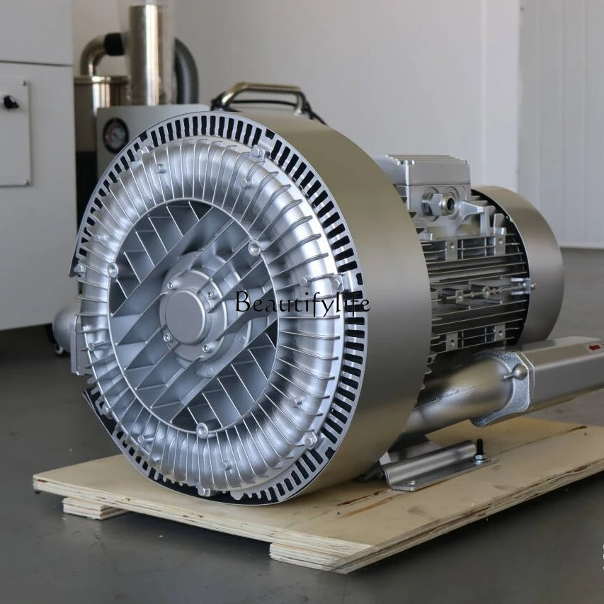 

2 Vortex high pressure air pump oxygenated vacuum gas negative pressure blower 7.5kw dual purpose