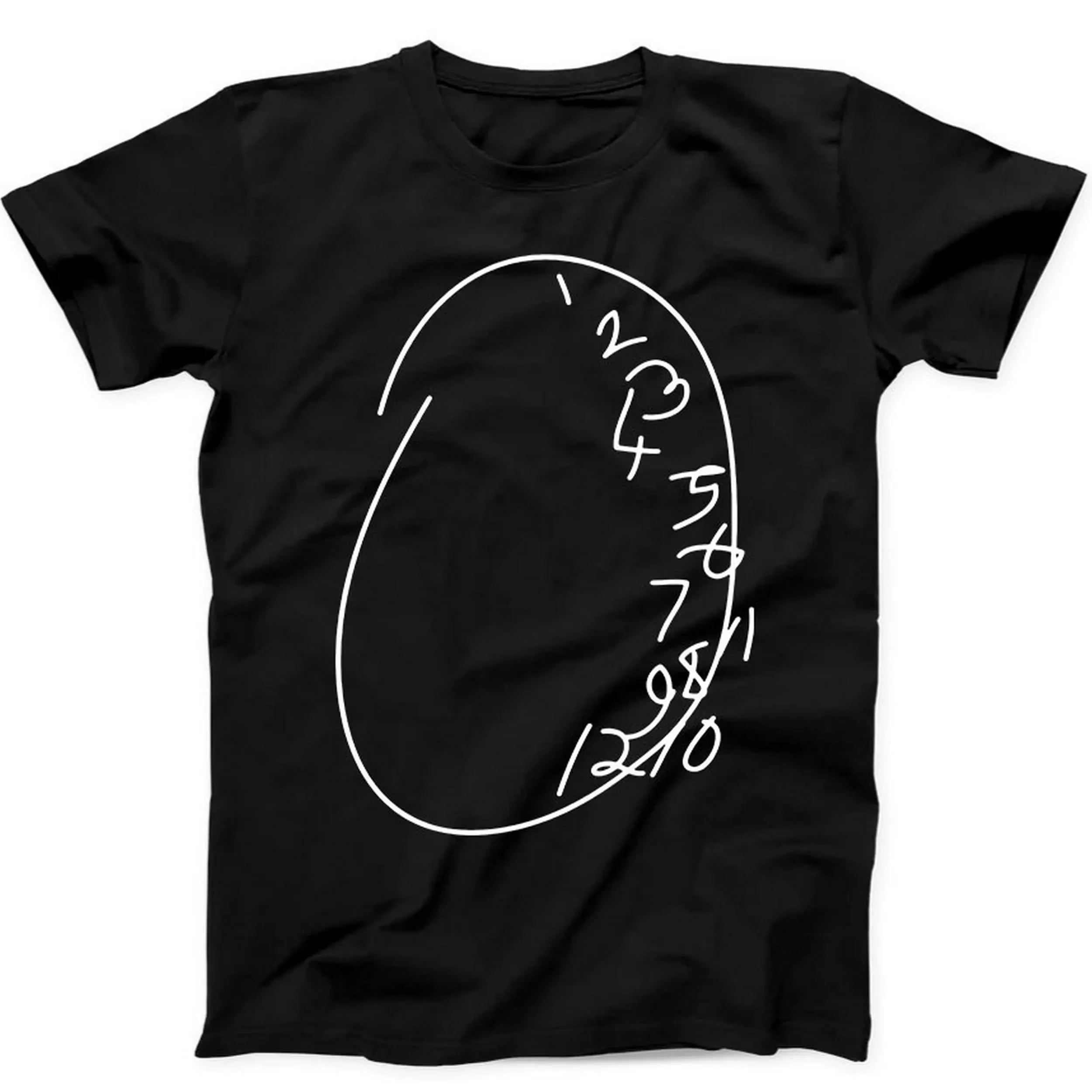 Hannibal Lecter regalo Will Graham reloj distorcido cara regalo camiseta negra