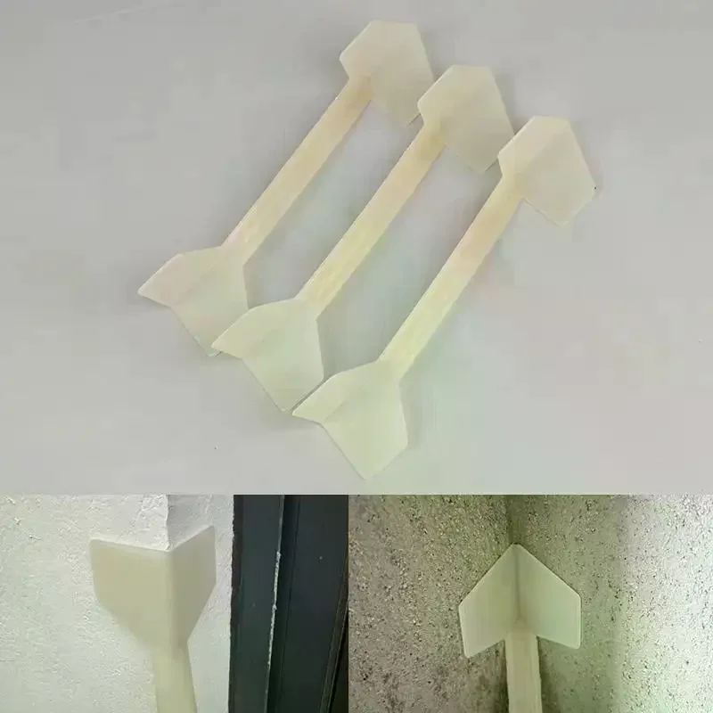 1/3Pcs Plastic Corner Scraper Finisher Cleaning Stucco Removal Builder Tool Integrated Corner Trowel For Inside Outside Corners