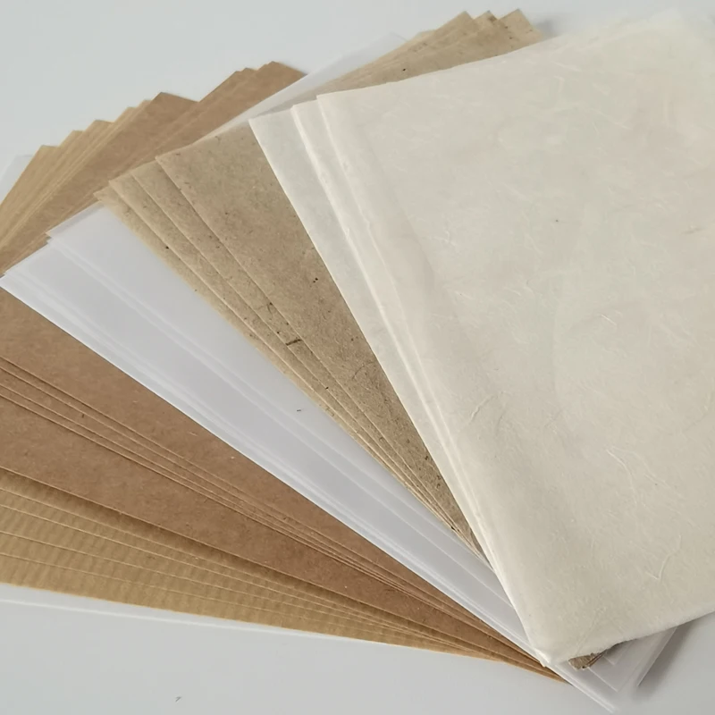 30Pcs Mixed Paper Collage Scrapbooking Journal Material paper Card Making DIY Retro Paper Sticker Creative Memo Stationery