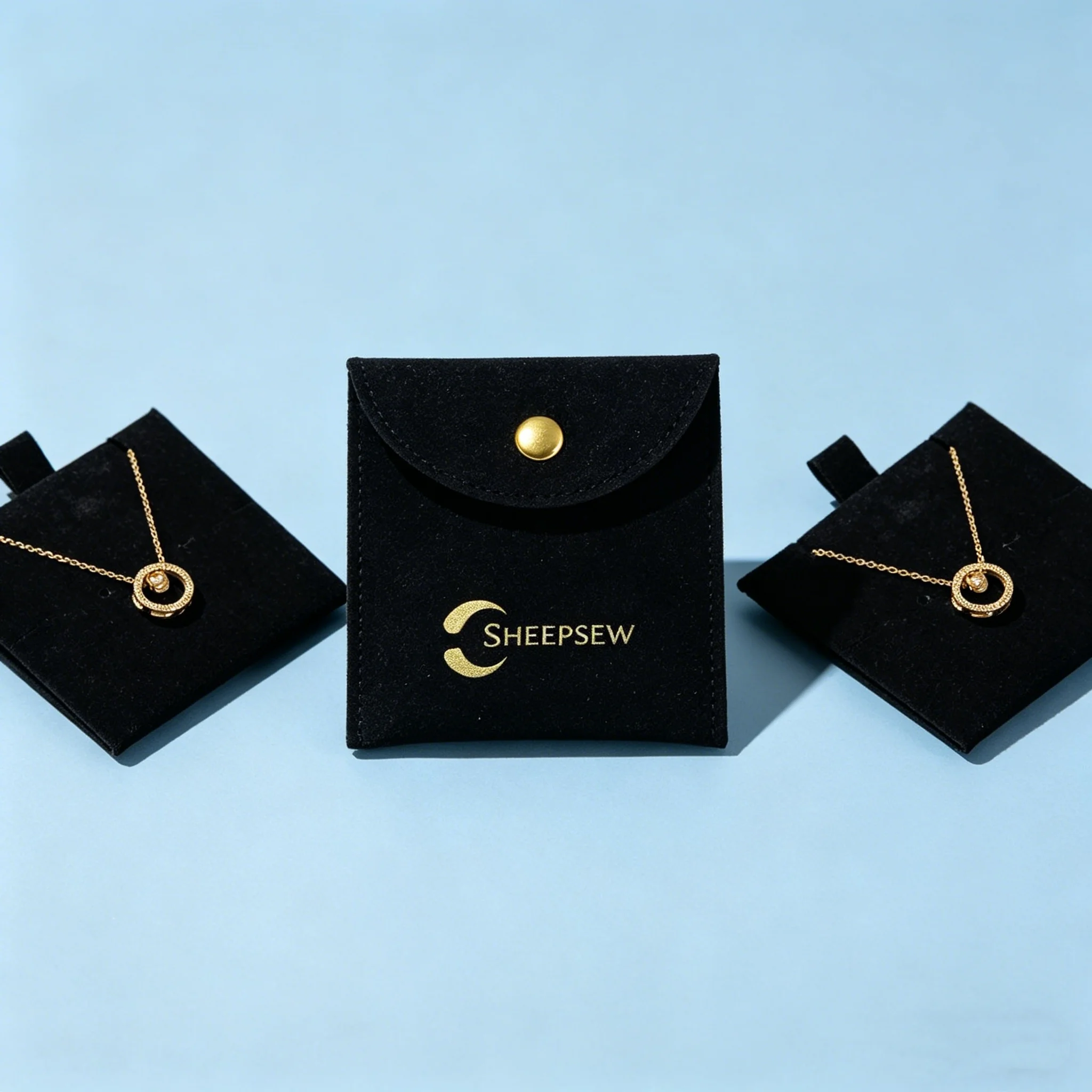 

SheepSew: Горячая распродажа! Мягкие подарочные мешочки из микрофибры и замши с индивидуальным логотипом оптом (OEM) для ювелирных изделий и ожерелий