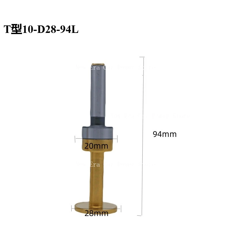 

Подходит для фрезерных станков. Немагнитный Т-образный центральный стержень 10-D28-94L 10-D28-105L.