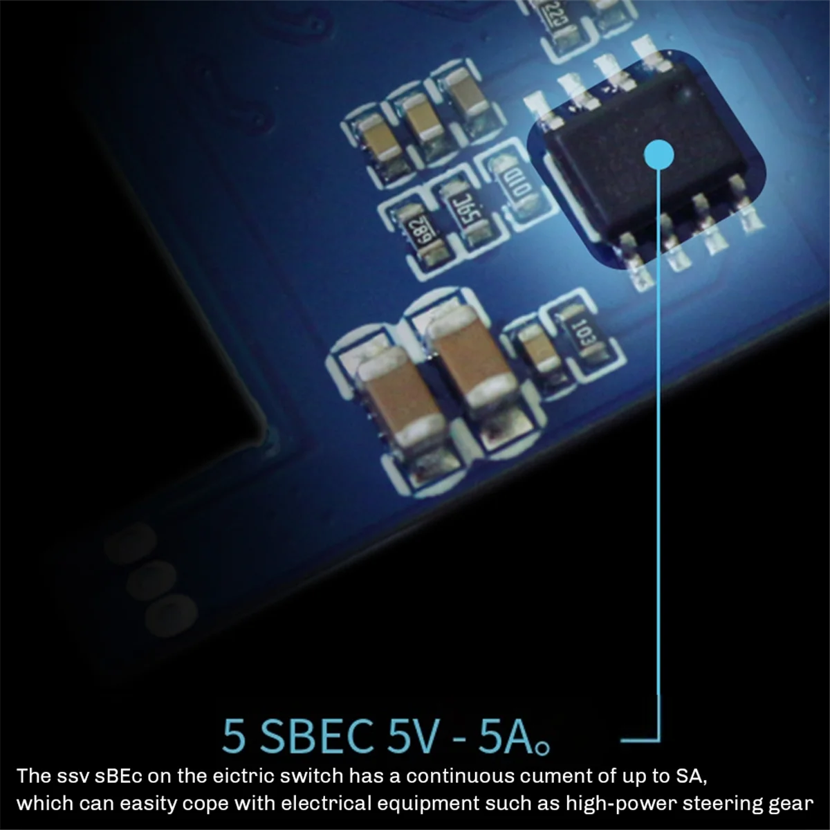 Cartão de gogo do controlador de velocidade ESC sem escova FLYCOLOR 90A moderno