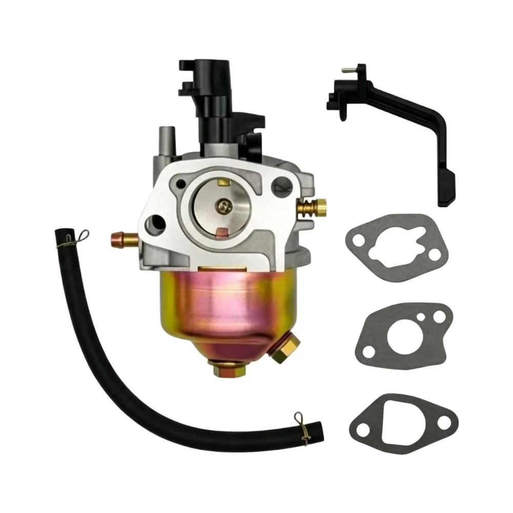 Carburetor Assembly with Insulation Plate for 170F and 168F Generator Engines Including Gasket Set for Secure Fit