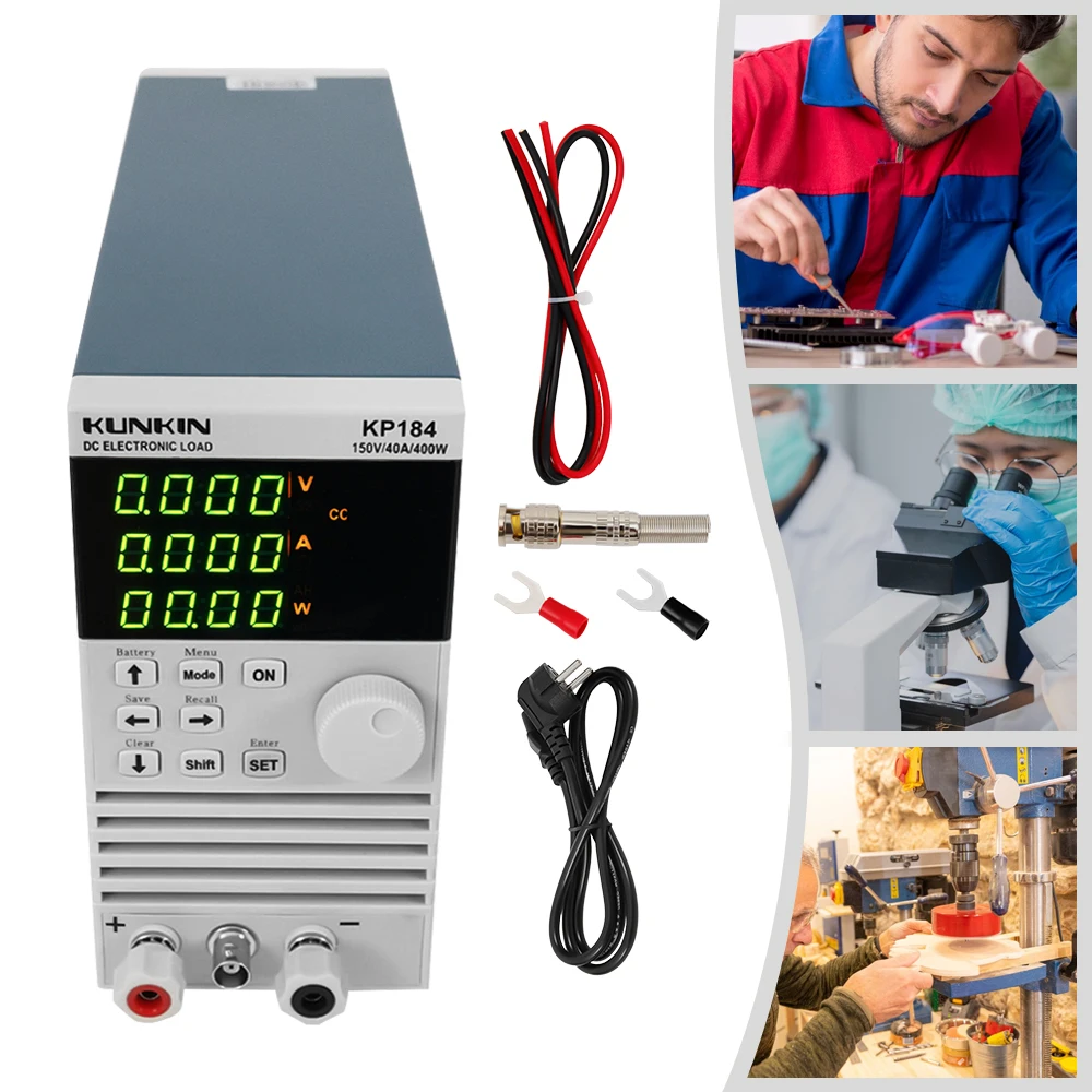 400W 150V 40A KP184 DC elektronische Last Batterie Kapacite T Tester RS485/232